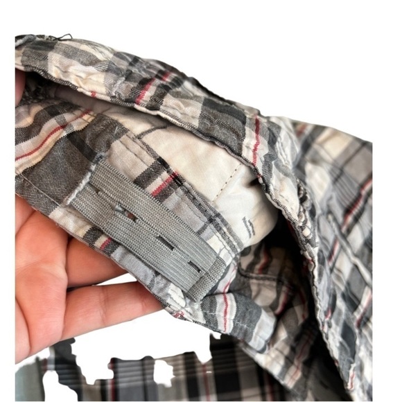 𝅺ARIZONA Jeans Co Boys Shorts with Adjustable Waist, Plaid Size 14 Reg - Picture 7 of 9